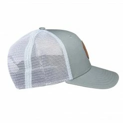 Calcutta Apparel Sage And Leather Patch Hat