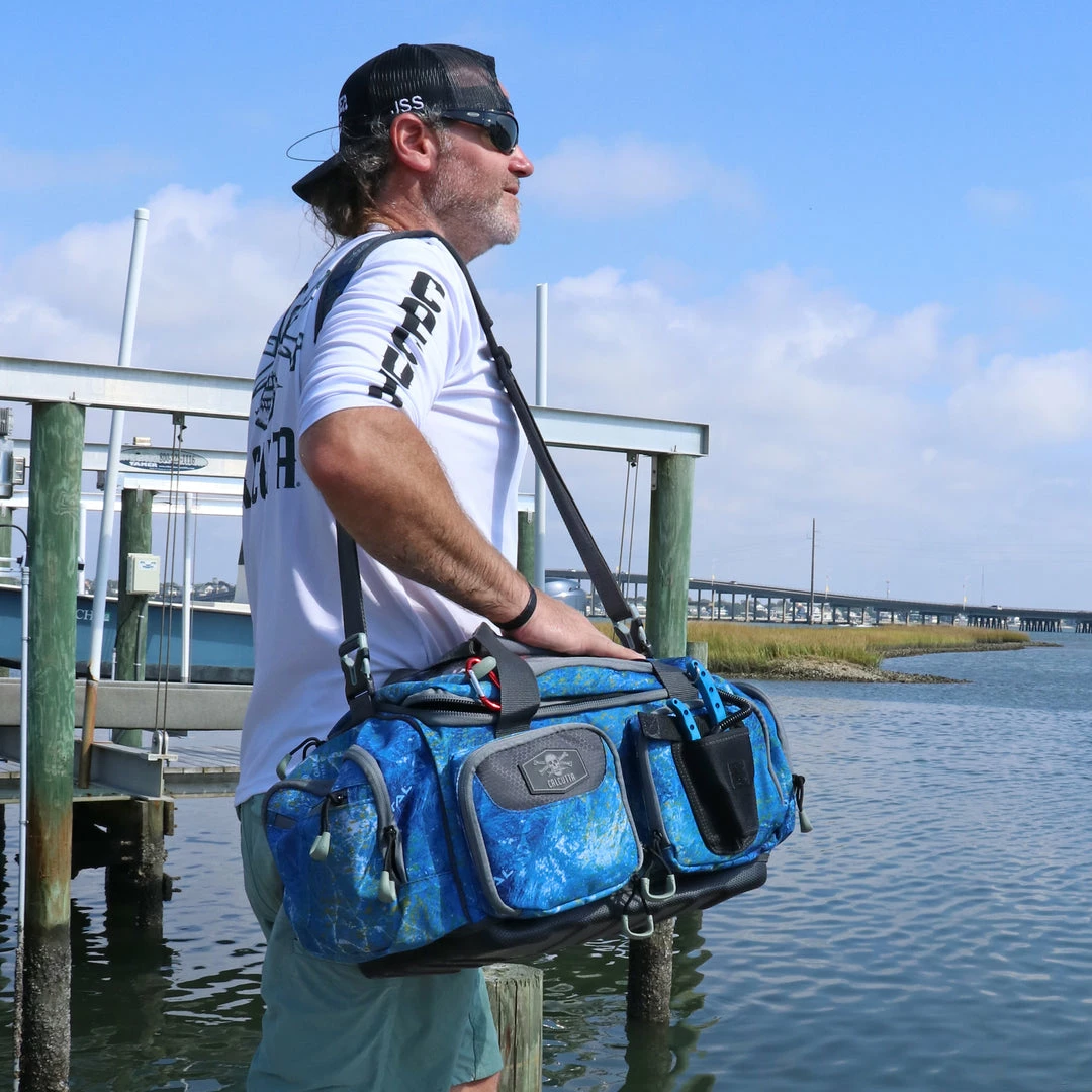 Calcutta Fishing Gear Squall 3700 Tackle Bag With Bait Binder 2 Calcutta Fishing Gear Squall 3700 Tackle Bag With Bait Binder