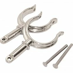 Shoreline Marine Oarlock Horns Chrome Zamak