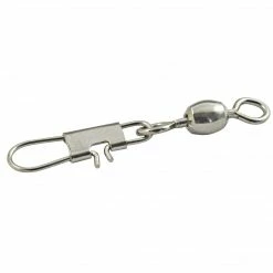 South Bend Fishing Gear Nickel Crane Swivels With Interlock Snaps