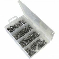 Shoreline Marine 168 Piece Stainless Steel Screw Kit Boating & Marine