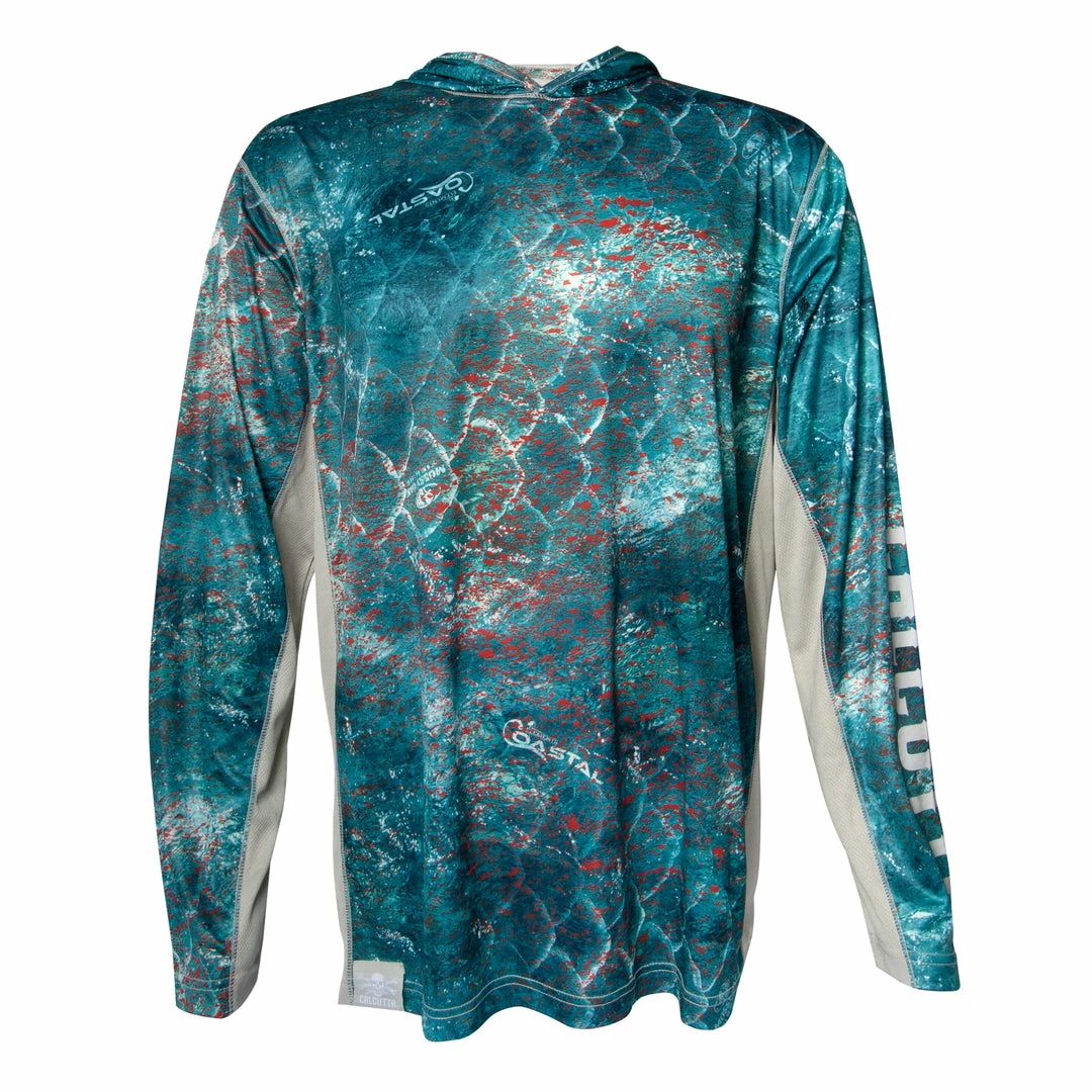 Calcutta Apparel Men's Long Sleeve Performance Hoodie - Mossy Oak® King Fisher 1 Calcutta Apparel Men's Long Sleeve Performance Hoodie - Mossy Oak® King Fisher