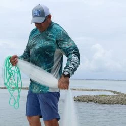 Calcutta Apparel Men's Long Sleeve Performance Shirt - Mossy Oak® King Fisher 7 Calcutta Apparel Men's Long Sleeve Performance Shirt - Mossy Oak® King Fisher