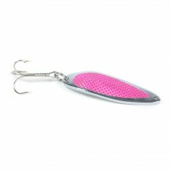 Sea Striker Fishing Gear Nickel Plated Casting Spoons With Reflective Prism