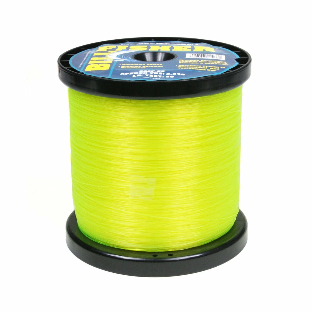 Billfisher 1 Lb. Spool Fluorescent Yellow Monofilament Line 1 Billfisher 1 Lb. Spool Fluorescent Yellow Monofilament Line